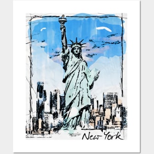 NEW YORK Manhattan The Bronx Brooklyn Queens Staten Island - Pop Art Posters and Art